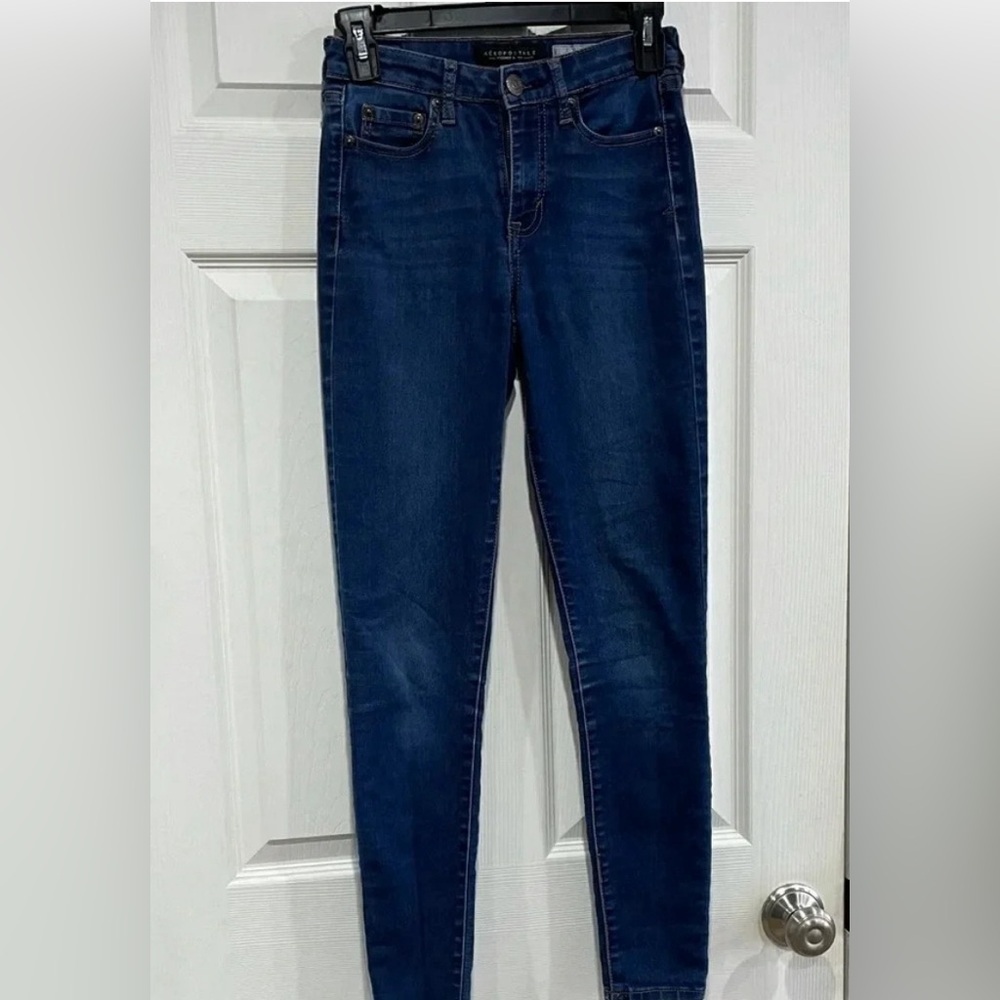 Aeropostale Women’s Size 00 High Waisted Jeggings Regular Jeans Y2K GUC